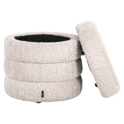 Poef & Voetenbank Adele lovely cream