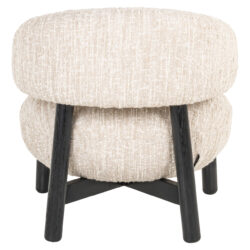 Lounge stoel Ornella beige angora