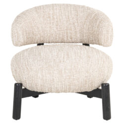 Lounge stoel Ornella beige angora