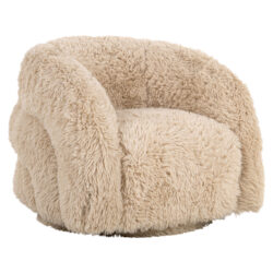 Lounge stoel Lenny yakety sand swivel kids