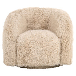 Lounge stoel Lenny yakety sand swivel kids