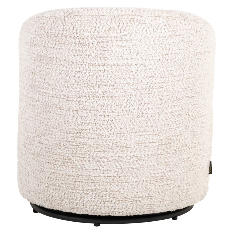 Lounge stoel Jackie lovely cream swivel kids