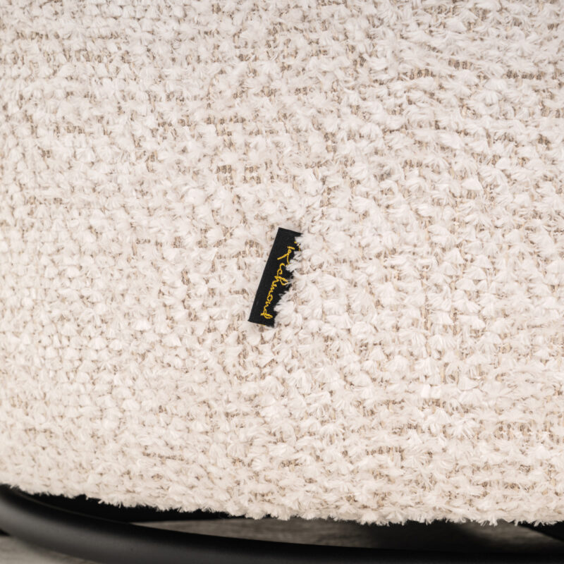 Lounge stoel Jackie lovely cream swivel kids