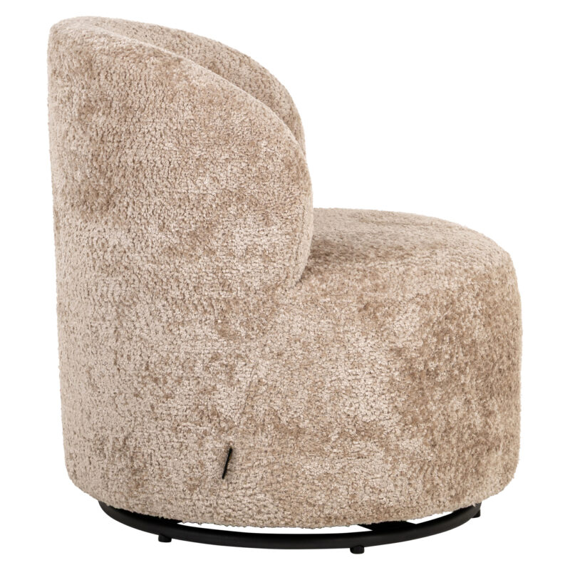 Lounge stoel Jackie sheep natural swivel kids