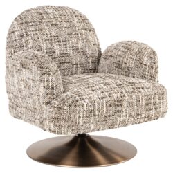 Lounge stoel Kagney brown omara swivel