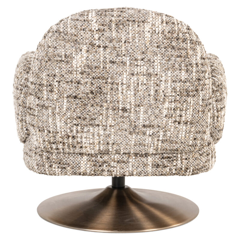 Lounge stoel Kagney brown omara swivel