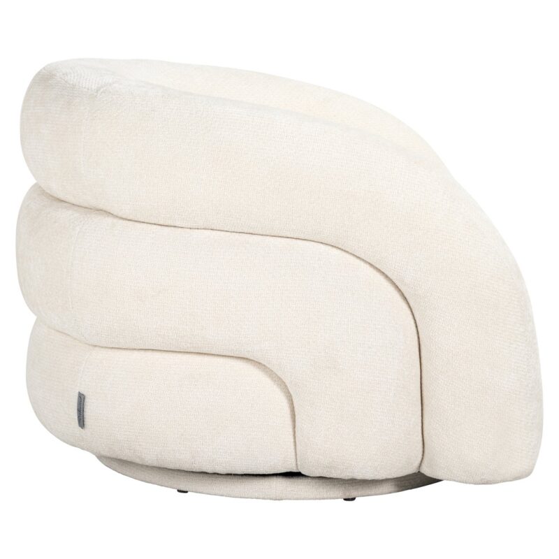 Lounge stoel Arcus white unicorn swivel