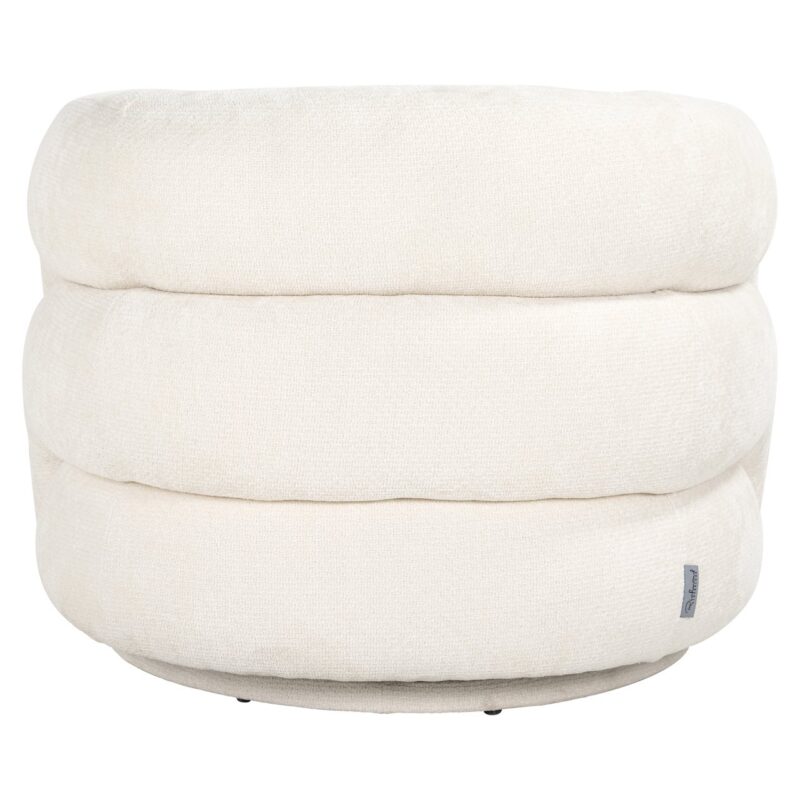 Lounge stoel Arcus white unicorn swivel