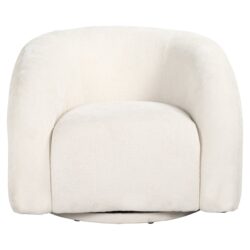 Lounge stoel Arcus white unicorn swivel