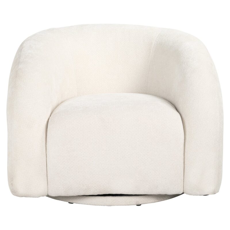 Lounge stoel Arcus white unicorn swivel
