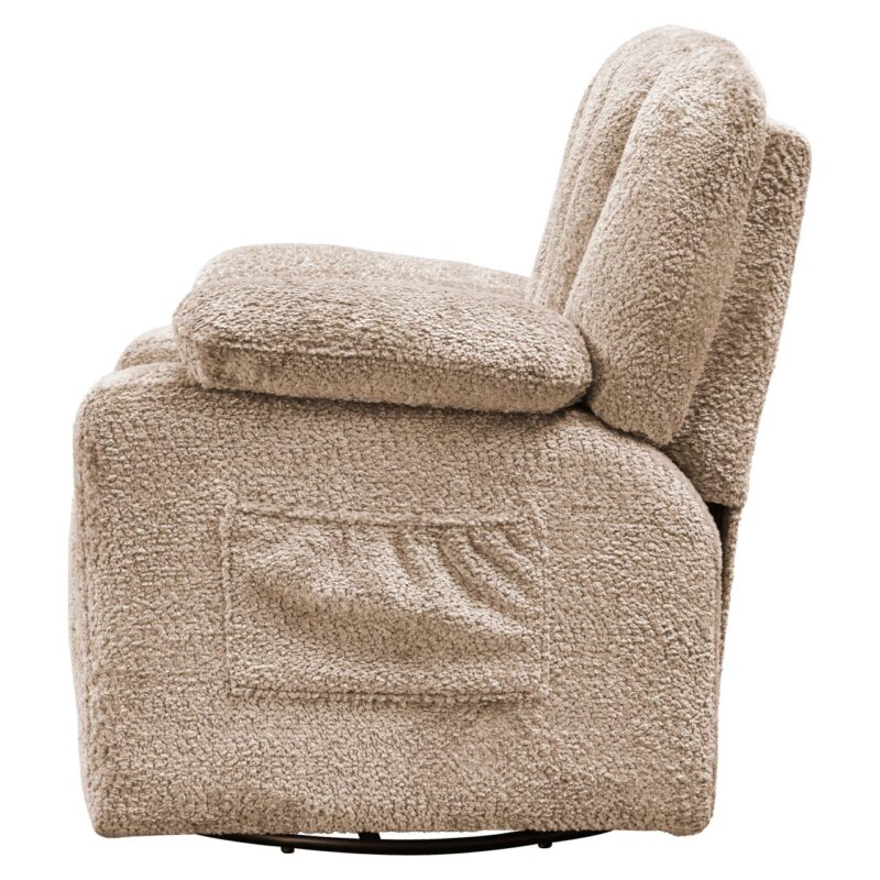 Lounge stoel Mickey sheep natural swivel kids