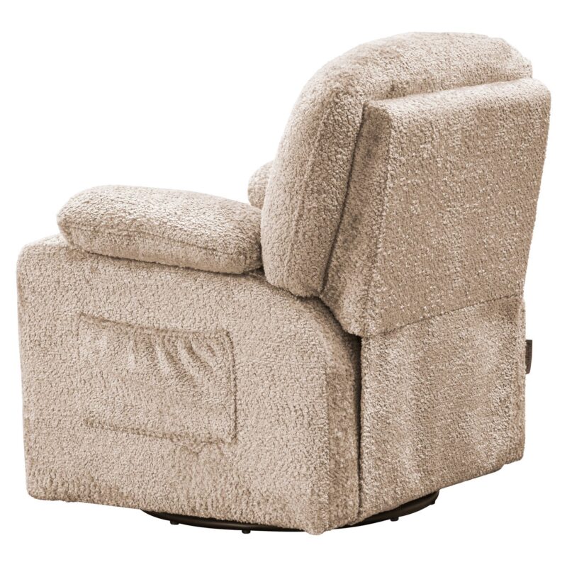 Lounge stoel Mickey sheep natural swivel kids