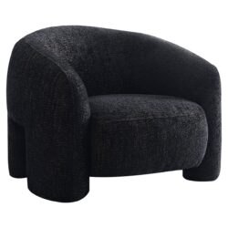 Lounge stoel Milania lovely black
