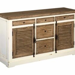 Amanda dressoir wit textuur