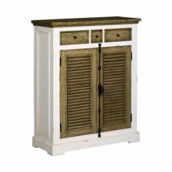 Detail Amanda meidenkast wit, landelijk romantisch stijl