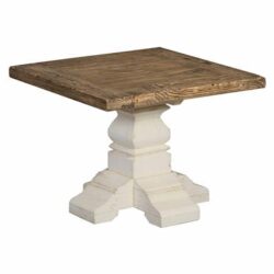 Detail Amanda bijzettafel, landelijk romantisch, wit