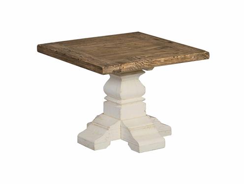 Detail Amanda bijzettafel, landelijk romantisch, wit