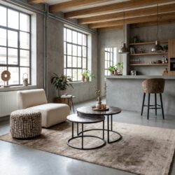 Salontafel Asher champagne gold (Set of 2)