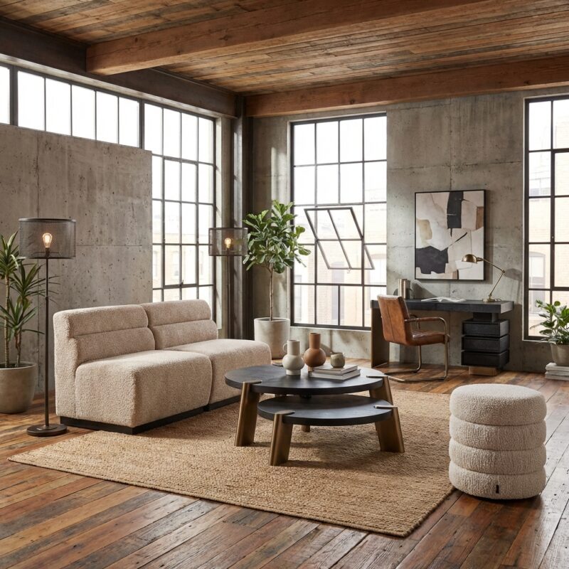 Salontafel Alexander Jones charcoal (Brody) (Set of 2)