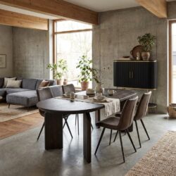 Allure salontafel donkerbruin ovaal hotelchique design