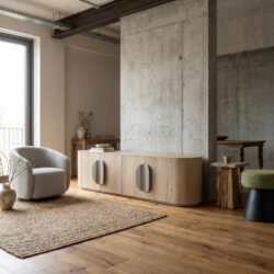 Allure TV-meubel wit wash 180 cm, hotelstijl, wit, oak veneer