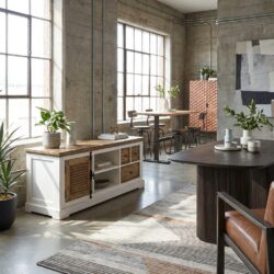 Amanda TV-meubel in wit, landelijk romantisch stijl, met 3 deuren