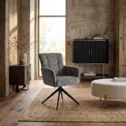 Bardi Armstoel - Haga 16 Charcoal