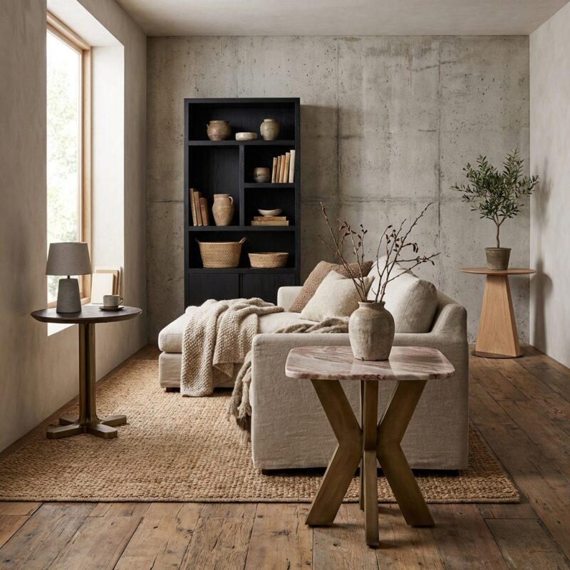 Bijzettafel Bottega Blush beige