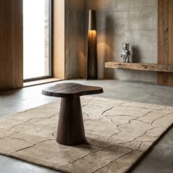 Bijzettafel Odile dark brown, compact en veelzijdig, mango hout