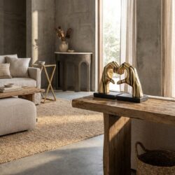 Boekenstandaard Love black/gold, goud en zwart, polyresin, modern stijl