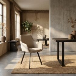 Borgo Armstoel - Bjorn 24 beige (draaibaar)