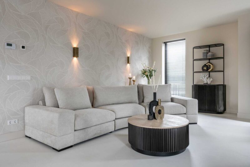 Salontafel Hampton dark brown 90Ø