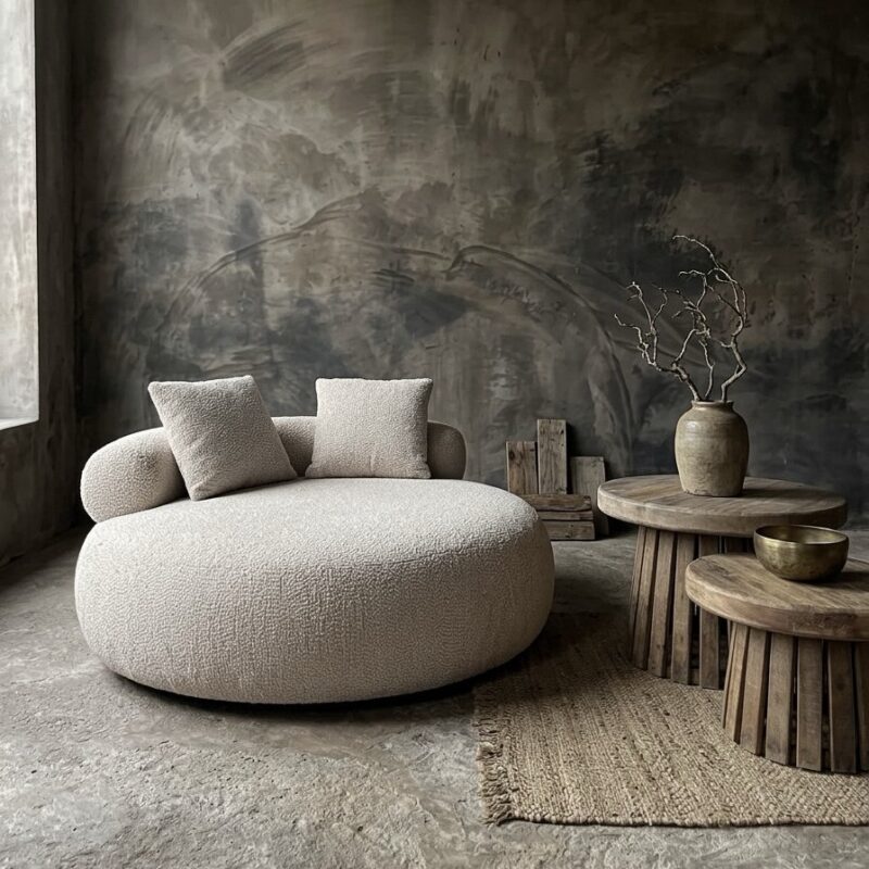 Loveseat Tivola lovely cream