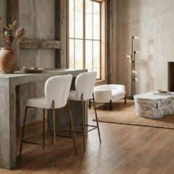 Counterstoel Darby cream fusion