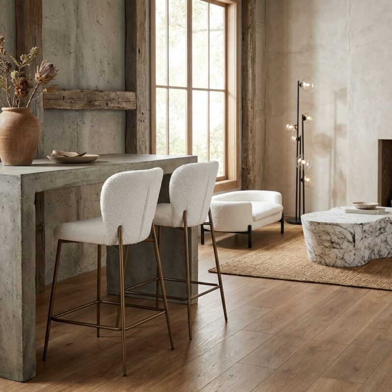 Counterstoel Darby cream fusion