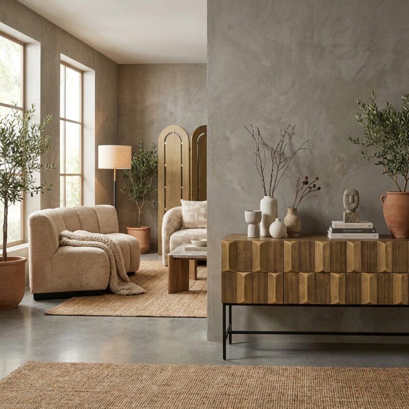 Dressoir Jaxx black/gold, goudkleurig MDF, luxe design