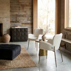 Eetkamerstoel Amber cream fusion fire retardant