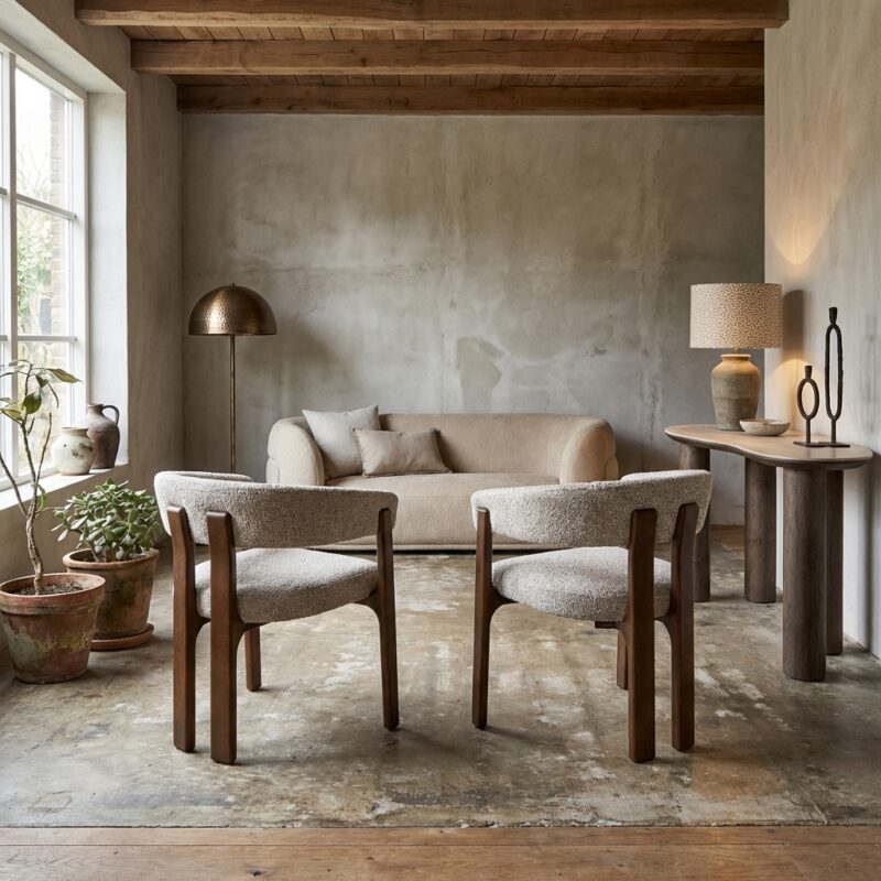 Eetkamerstoel Contigo mocca fancy