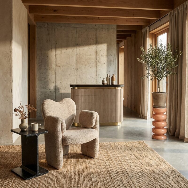 Eetkamerstoel Didi sheep natural, comfortabel en design