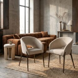 Eetkamerstoel Kenzi cream unicorn