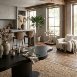 Eettafel Bogor dark coffee 260