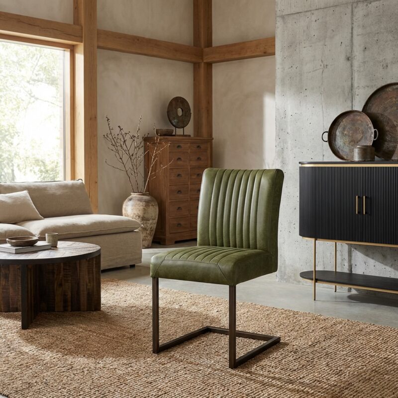 Ferro Stoel - fabric Savannah green