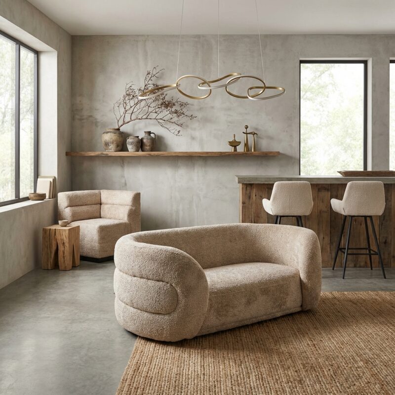 Hondenbed Bingo taupe chenille