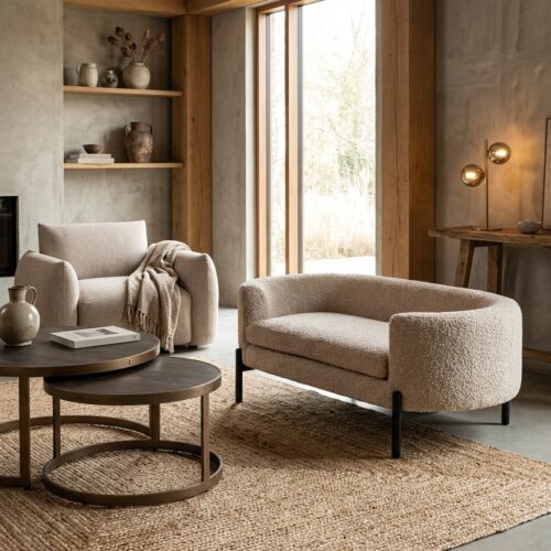 Hondenbed Dolly sheep natural