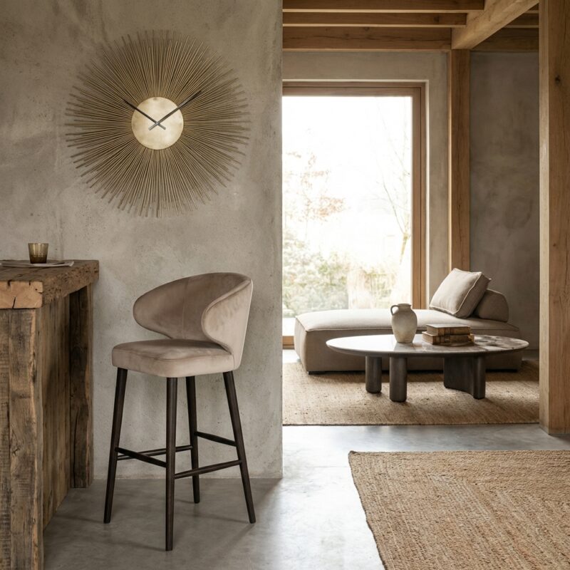 Chasin gouden klok van ijzer met luxe ontwerp en ronde vorm