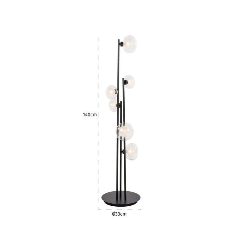 Vloerlamp Luva black