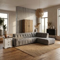 Memphis 3-AL sofa set in zwart, modern design