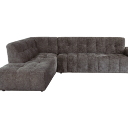 Memphis 3-AR + Ottoman L - Haga 16 charcoal