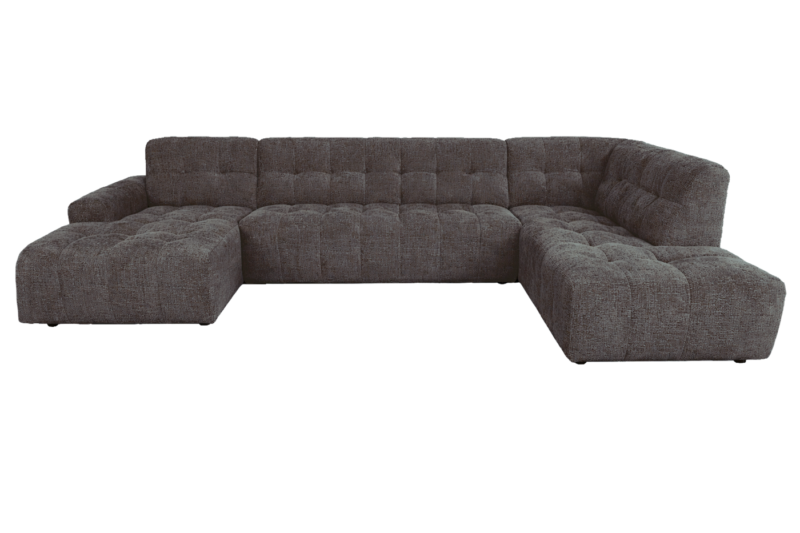 Memphis Chaise L - 3-seater - Ottoman R - Haga 16 charcoal