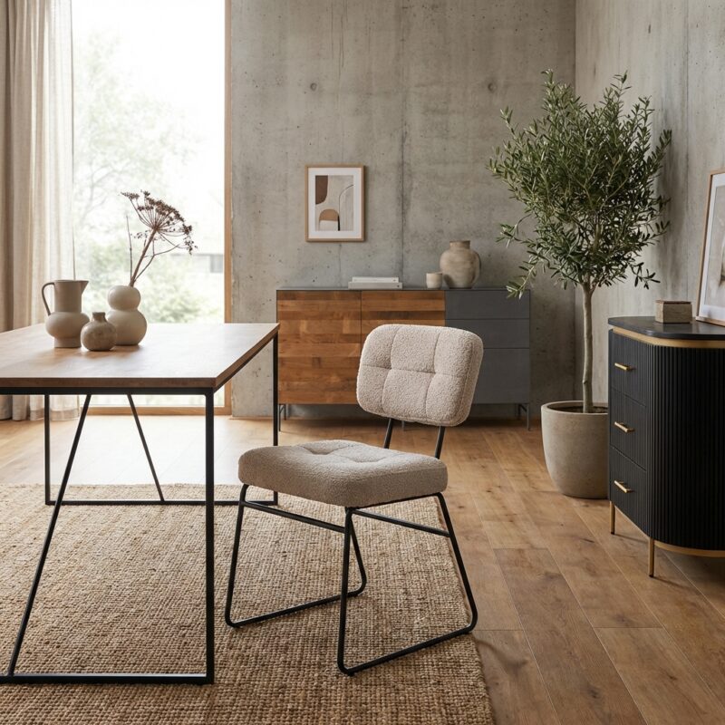 Padola Stoel - fabric Alpine 2 Sand